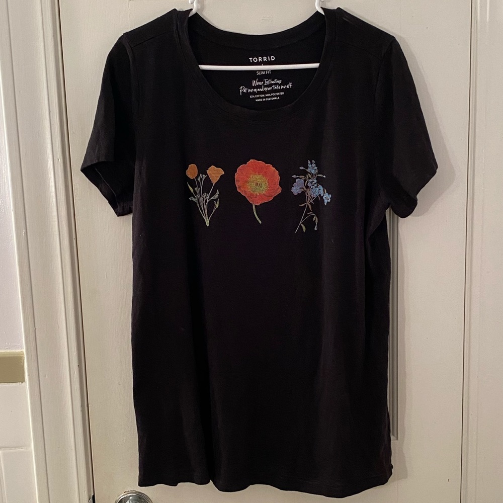 torrid floral graphic t-shirt
